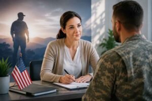 Veteran consultation in a professional